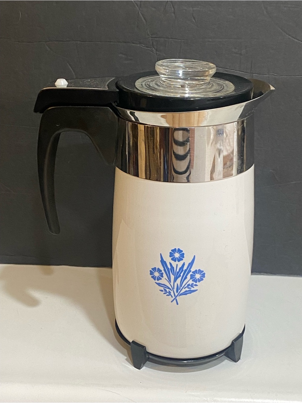 Vintage CorningWare 10 cup Percolator complete set - Picture 3 of 14